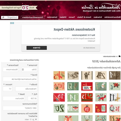BerlinOnline Adventskalender BerlinOnline Adventskalender