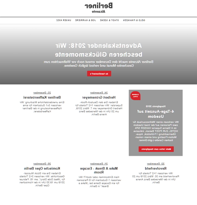 Berliner Akzente adventskalender Berliner Akzente adventskalender