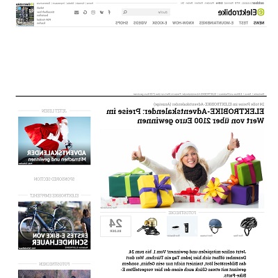 Elektrobike Adventskalender Elektrobike Adventskalender