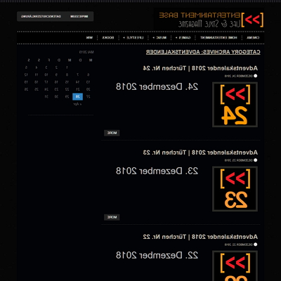 Entertainment Base adventskalender Entertainment Base adventskalender