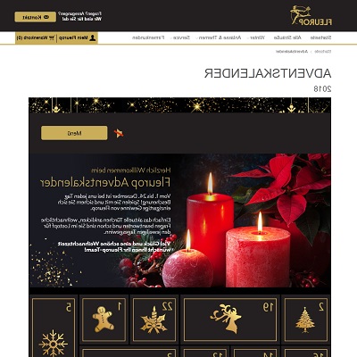 Fleurop Adventskalender Fleurop Adventskalender