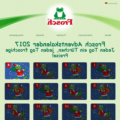 Frosch Adventskalender Frosch Adventskalender