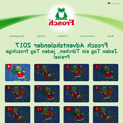 Frosch Adventskalender