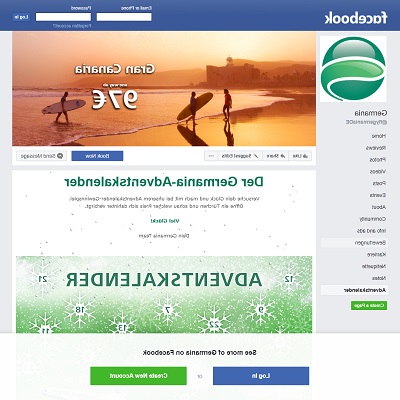 Germania Adventskalender Facebook