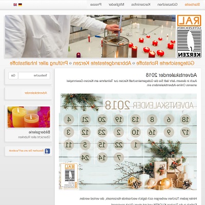 Gütezeichen Kerzen Adventskalender Gütezeichen Kerzen Adventskalender