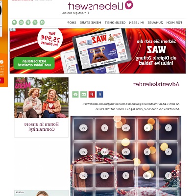 Liebenswert Magazin Adventskalender Liebenswert Magazin Adventskalender