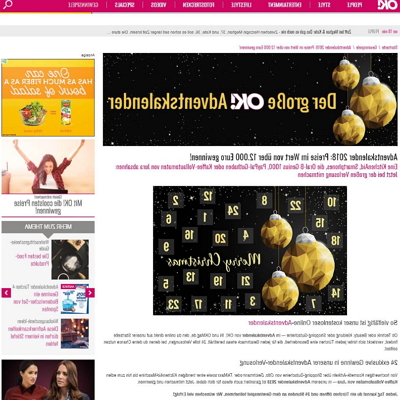 OK! Magazin Adventskalender OK! Magazin Adventskalender