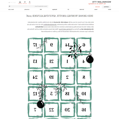 Wohnklamotte adventskalender Wohnklamotte adventskalender