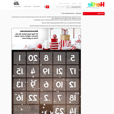 hertie adventskalender