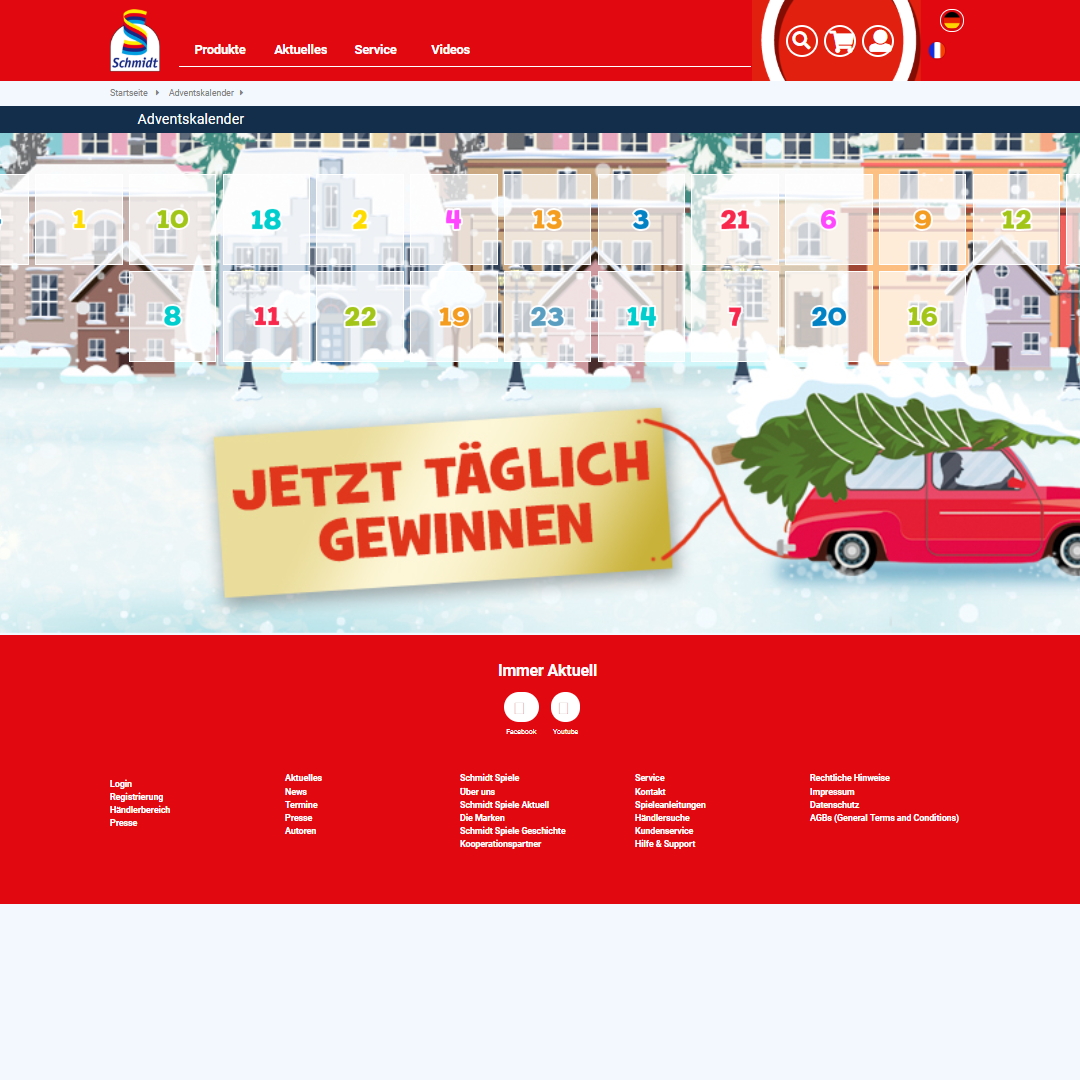 Schmidt Spiele Adventskalender