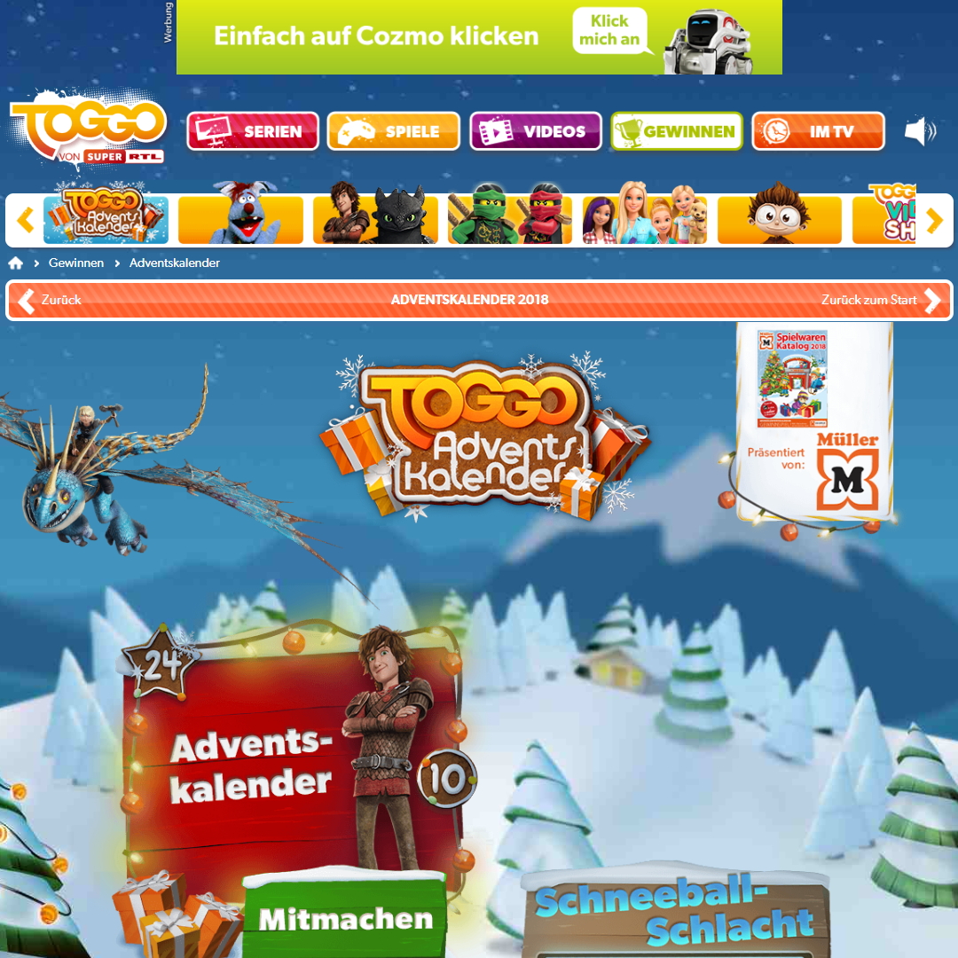 toggo.de Adventskalender toggo.de Adventskalender