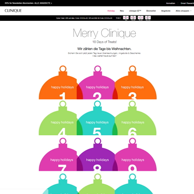 clinique adventskalender clinique adventskalender