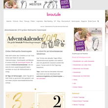 braut.de adventskalender braut.de adventskalender