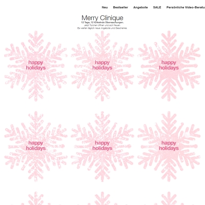 clinique adventskalender 2020 clinique adventskalender 2020
