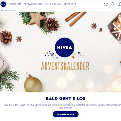 nivea adventskalender nivea adventskalender