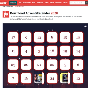 chip adventskalender chip adventskalender
