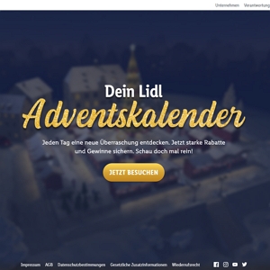 lidl adventskalender