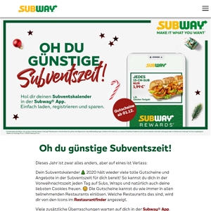 subway adventskalender