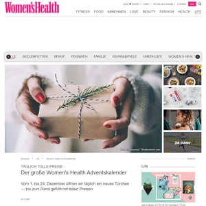 womenhealth adventskalender womenhealth adventskalender