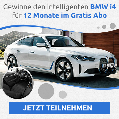 BMW i4 Abo Gewinnspiel