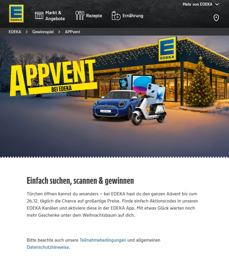 edeka adventskalender